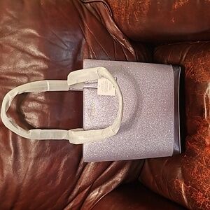 Kate Spade Tote Glitter Fabric Lilac Fros